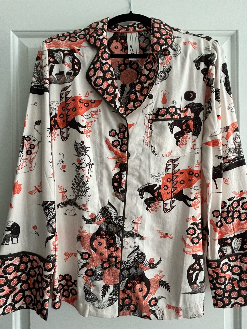 NEVER WORN - Sanae Sugimoto for Anthropologie Button Up Sleep Shirt